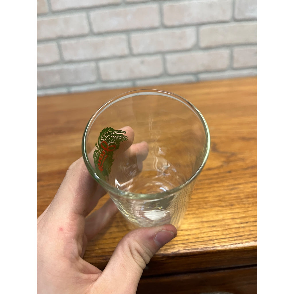 Vintage Jung Beer Glass ACL Leaf Random Lake Wisconsin Beer Brewing Milwaukee