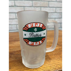 Vintage FIJI Bitter Beer Carlton Brewery Beer Heavy Glass Mug Stein Barware