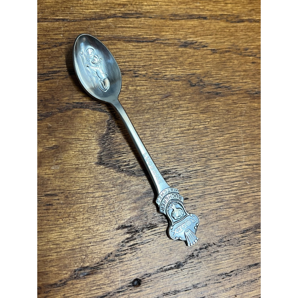 Rolex Bucherer Watches Lucerne B100 12 VTG Souvenir Spoon Collectible