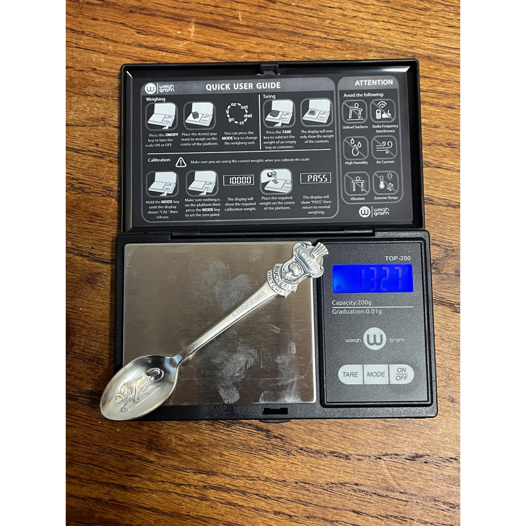 Rolex Bucherer Watches Lucerne B100 12 VTG Souvenir Spoon Collectible