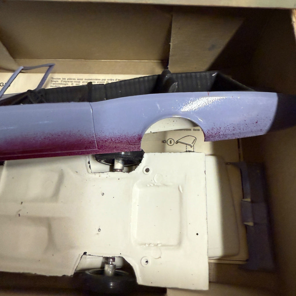 Vintage 1967 Monkees Monkeemobile MPC 1/25 Scale Model - Partially Built