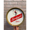 Original Leinenkugel’s Indian Maiden Metal Beer Serving Tray, Chippewa Falls Wi.