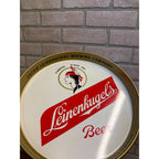 Original Leinenkugel’s Indian Maiden Metal Beer Serving Tray, Chippewa Falls Wi.