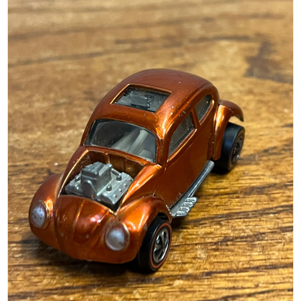 Vintage Hot Wheels Redlines 1968 Custom Volkswagen VW Orange US - Clean