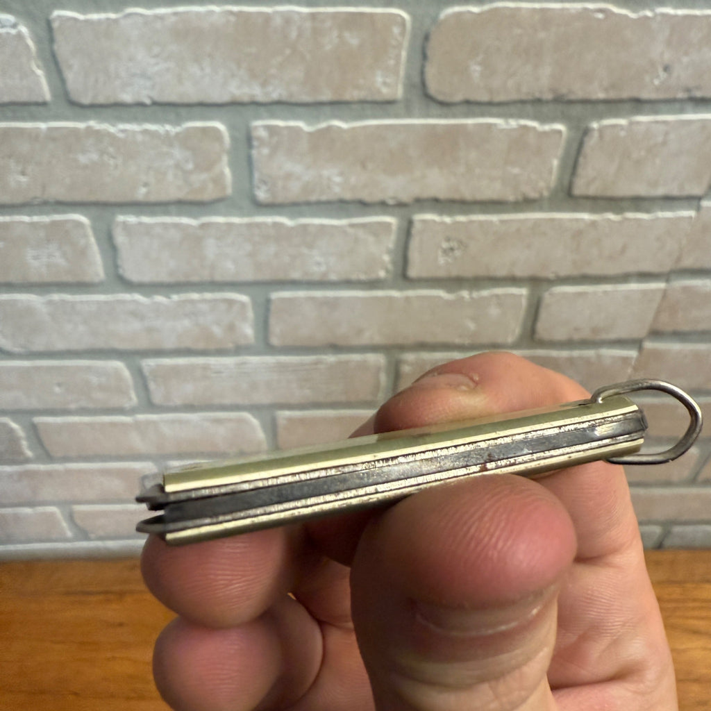 Vintage Imperial Prov. RI Gentleman's Watch Fob Chain Advertising Knife Wilmont MN