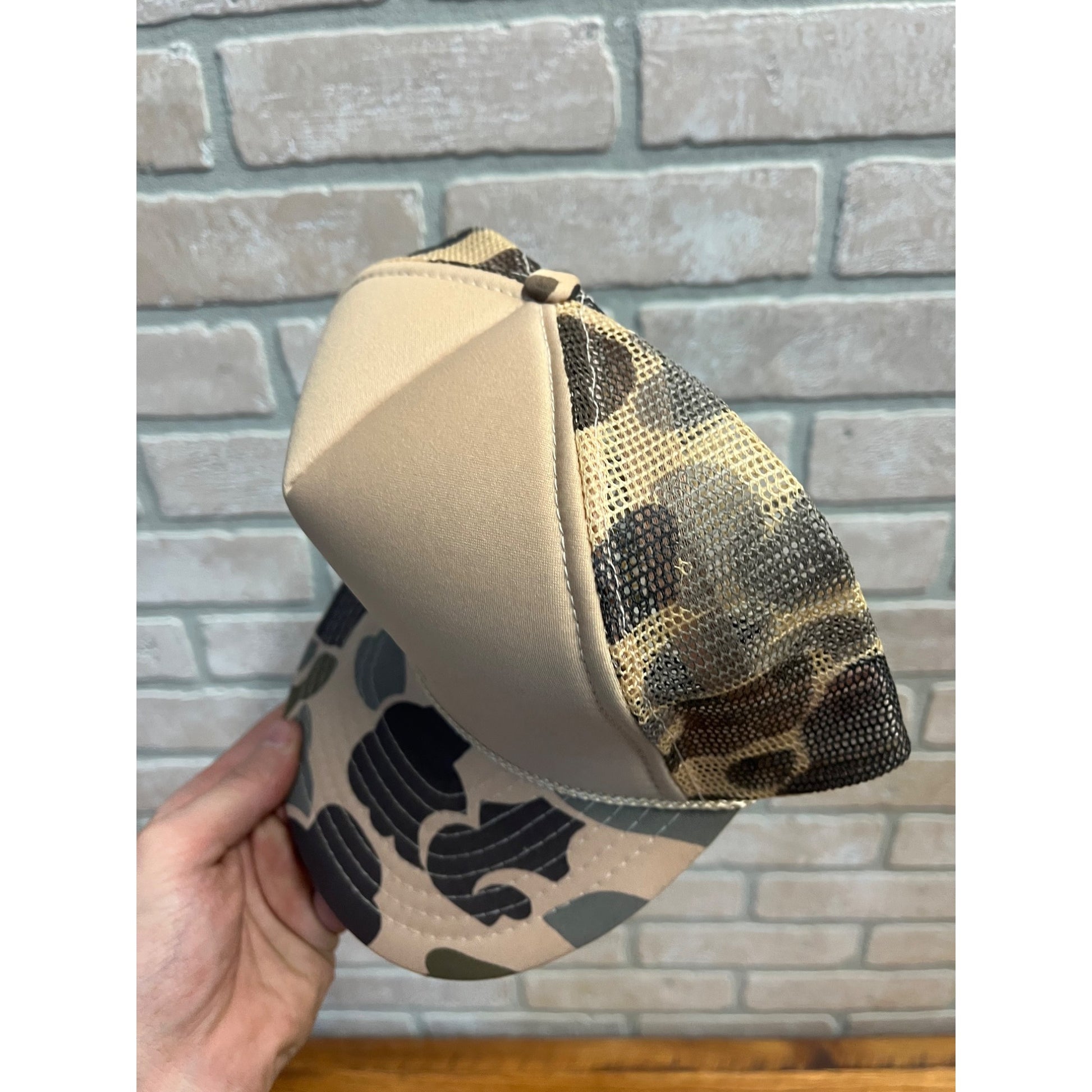 Vintage Penda Truck Accessories Camo Advertising Hat Snapback Retro Trucker Mesh