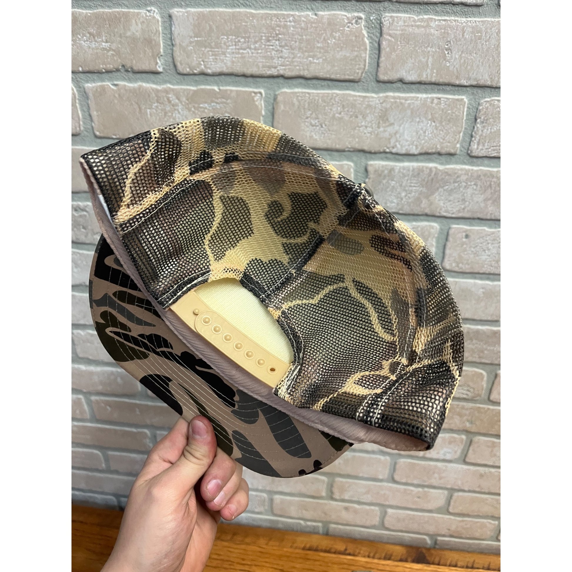 Vintage Penda Truck Accessories Camo Advertising Hat Snapback Retro Trucker Mesh