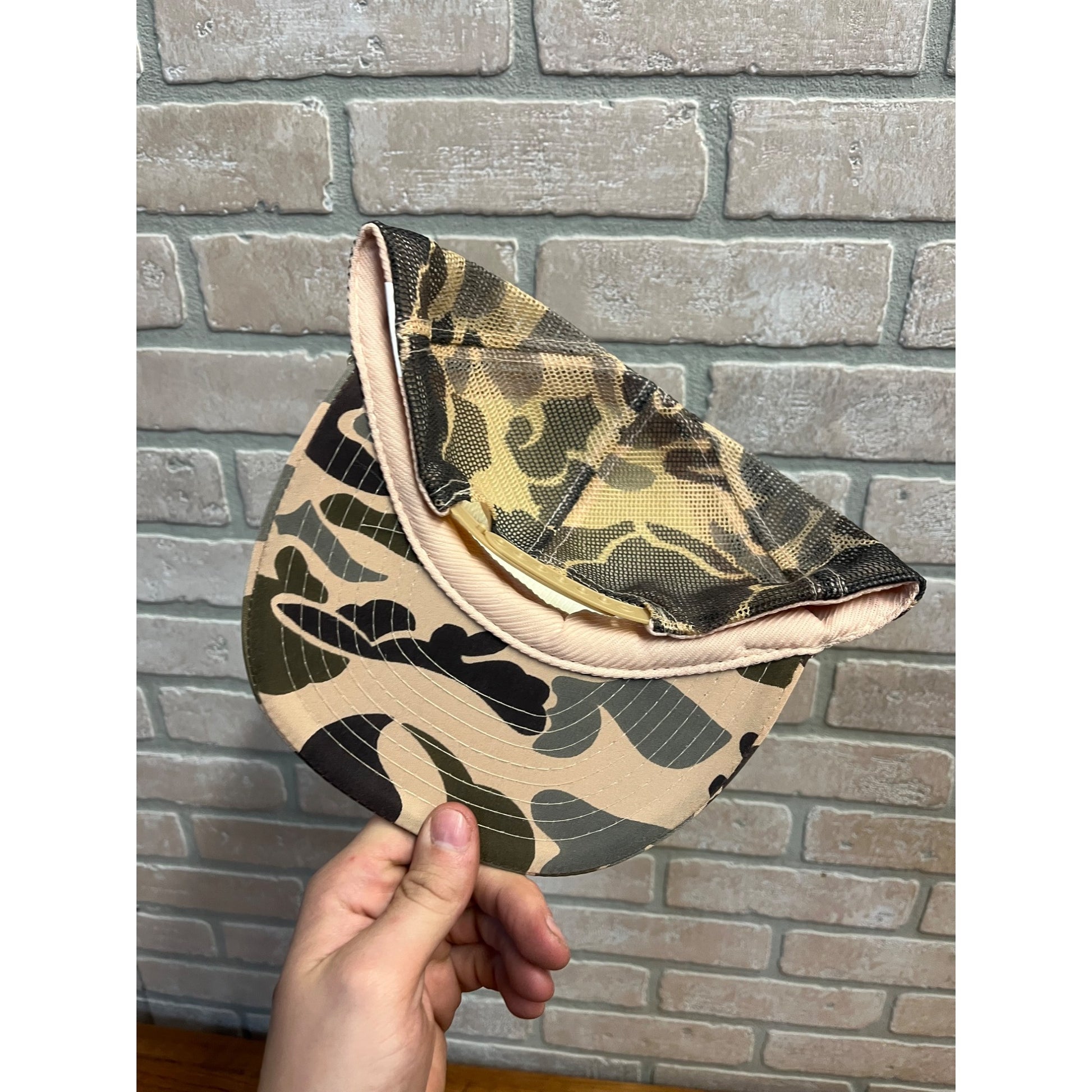 Vintage Penda Truck Accessories Camo Advertising Hat Snapback Retro Trucker Mesh