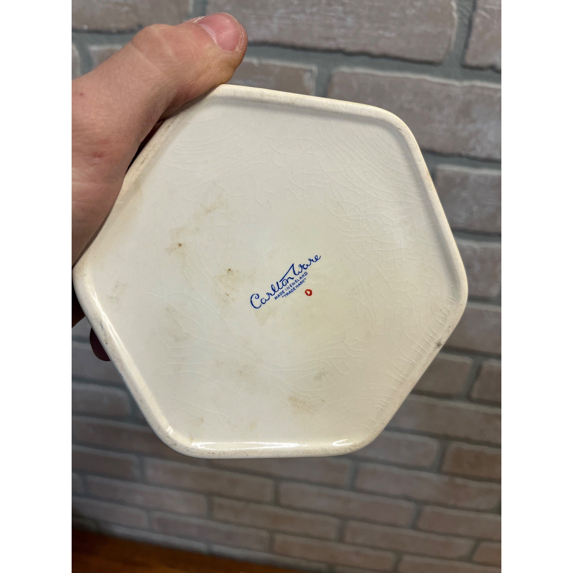 Vintage Booths Dry Gin Vintage Ashtray Ceramic