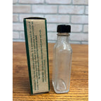 Vintage John's Green Oil Box w Bottle, Chetek, WI, W.G. Malcolm Medicine
