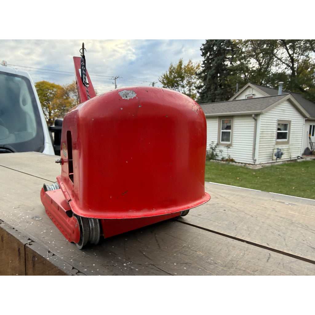 Vintage Tonka No. 50 Steam Shovel Construction Red Pressed Steel Toy