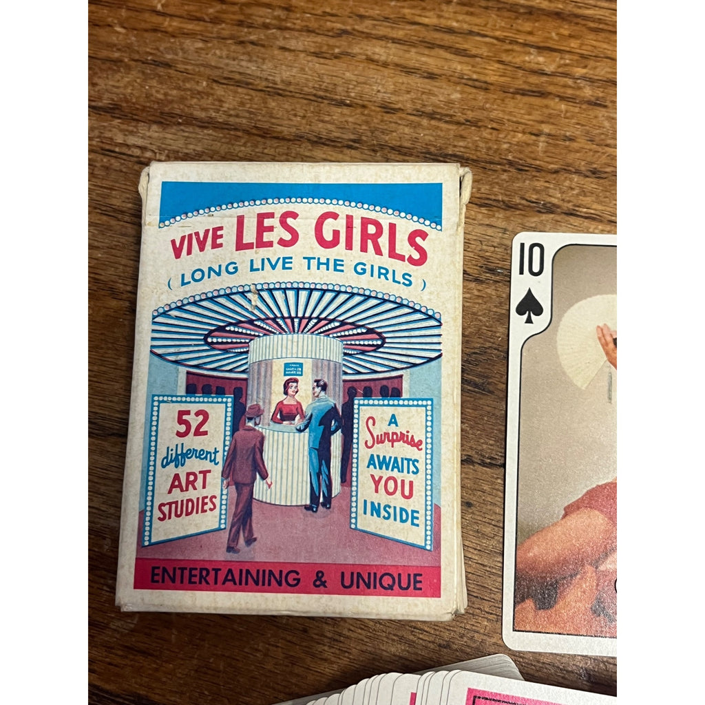 Vintage Vive Les Girls Playing Cards Frederic Enterprises Risque - Complete Deck