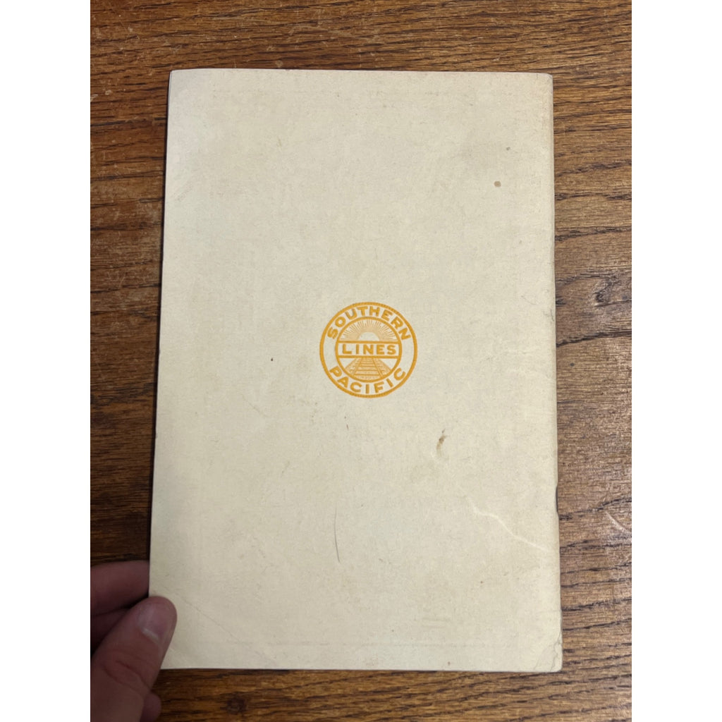 Vintage New Orleans Sunset Way Southern Pacific Lines Booklet Tour Guide 1931 Book
