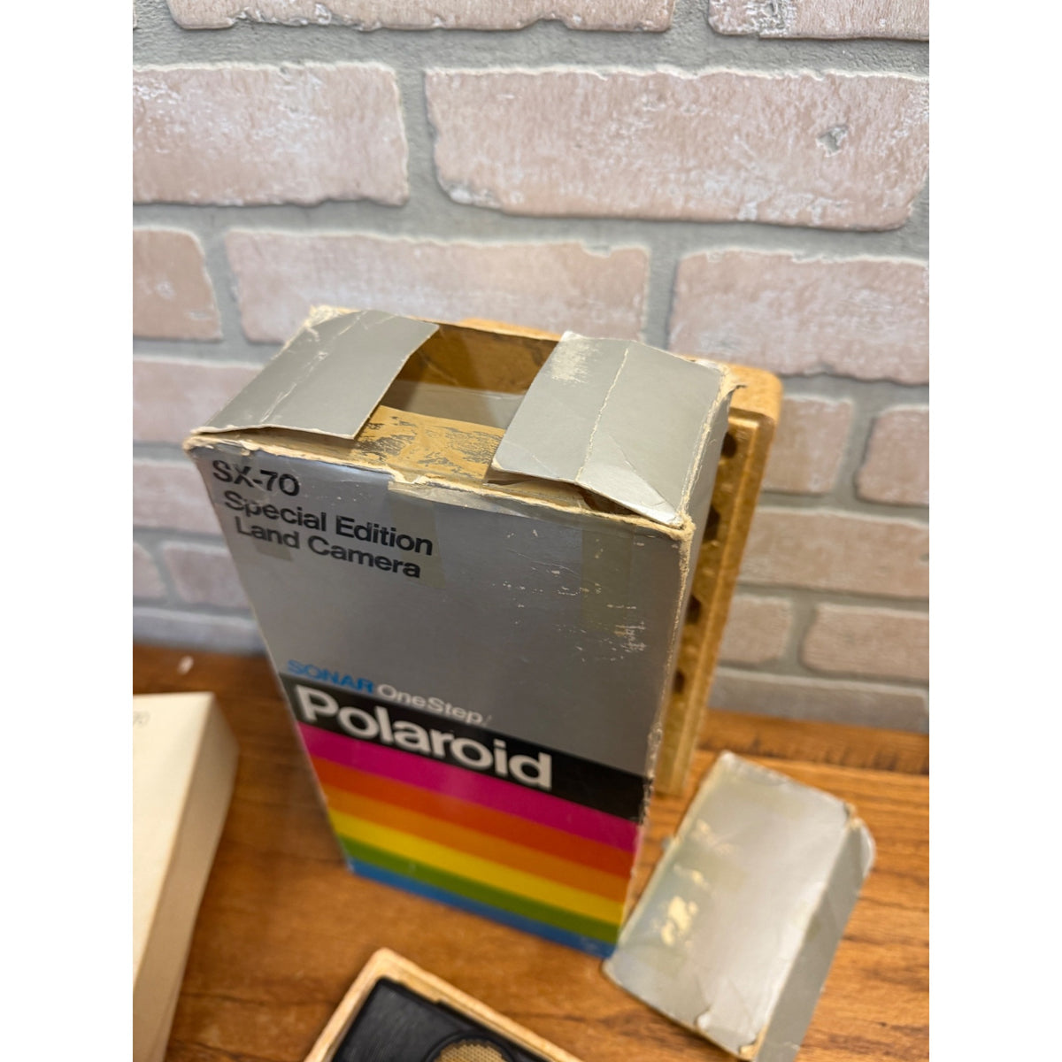Vintage Polaroid SX-70 Sonar OneStep Special Edition Camera Box Accessory Kit
