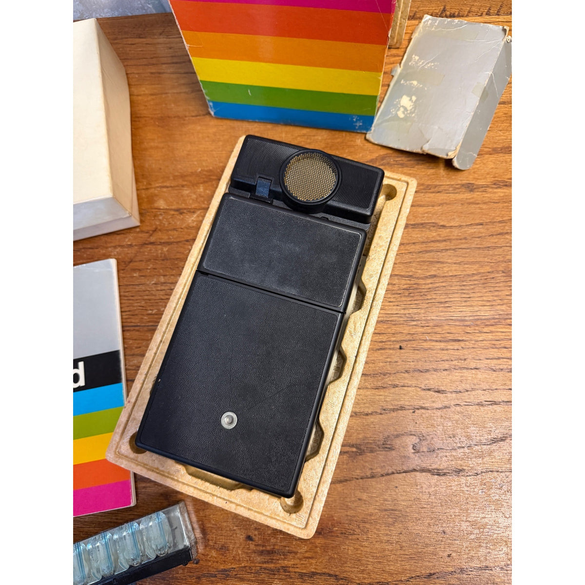 Vintage Polaroid SX-70 Sonar OneStep Special Edition Camera Box Accessory Kit