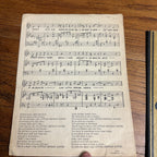 1933 Little Orphan Annie Treasure Hunt Game Board and Song Sheet Music Ovaltine