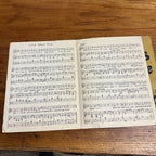 1933 Little Orphan Annie Treasure Hunt Game Board and Song Sheet Music Ovaltine