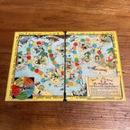 1933 Little Orphan Annie Treasure Hunt Game Board and Song Sheet Music Ovaltine