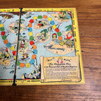 1933 Little Orphan Annie Treasure Hunt Game Board and Song Sheet Music Ovaltine