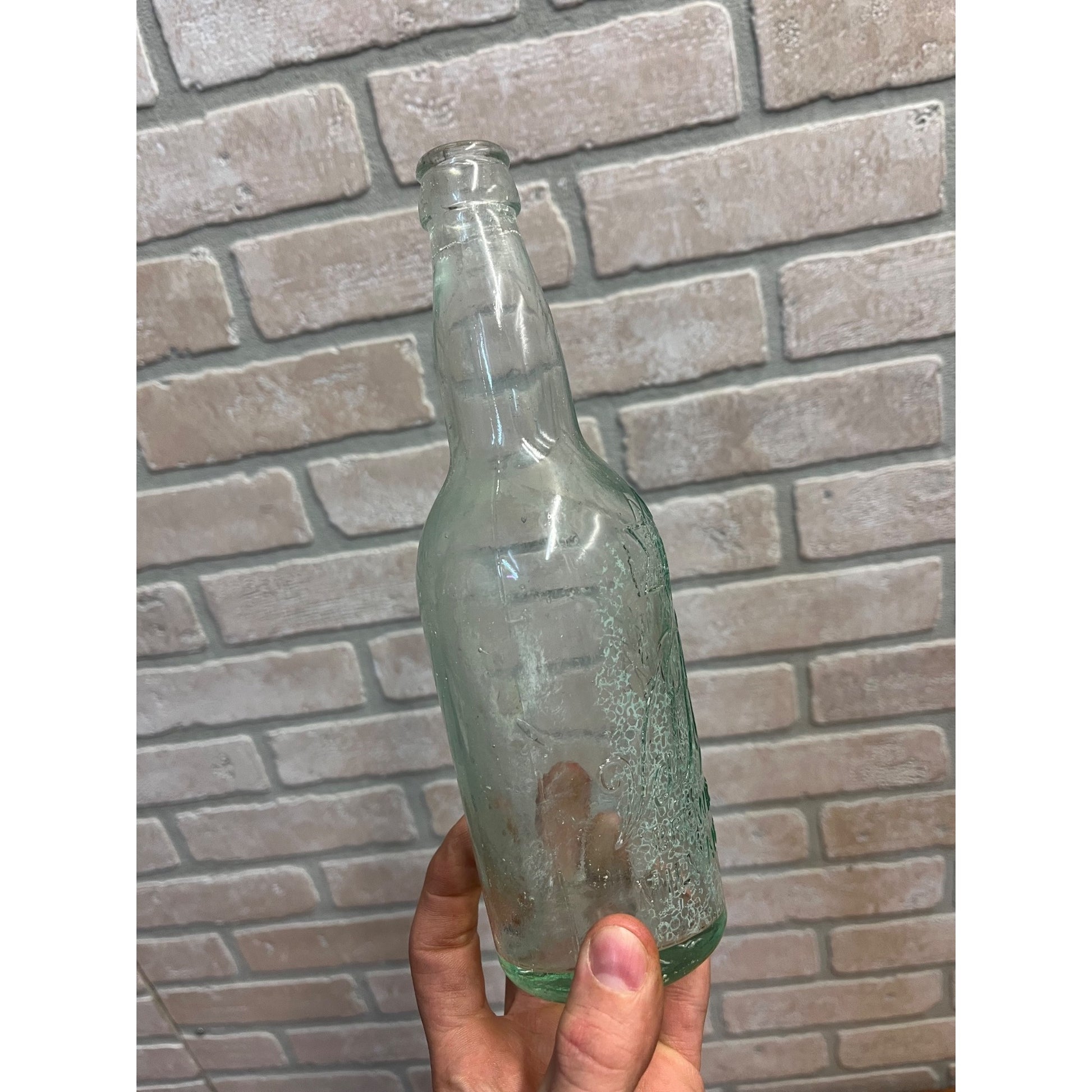 Pre-Pro Val Blatz Brewing Company Milwaukee Vintage Aqua Blue Beer Bottle