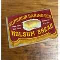 Early 1900's Holsum Bread Cloth Pennant Advertising Banner Sign Superior Baking Co.