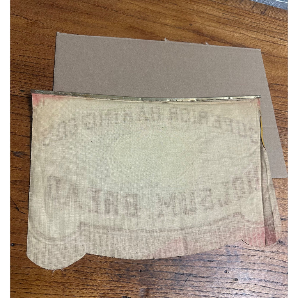 Early 1900's Holsum Bread Cloth Pennant Advertising Banner Sign Superior Baking Co.