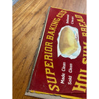 Early 1900's Holsum Bread Cloth Pennant Advertising Banner Sign Superior Baking Co.