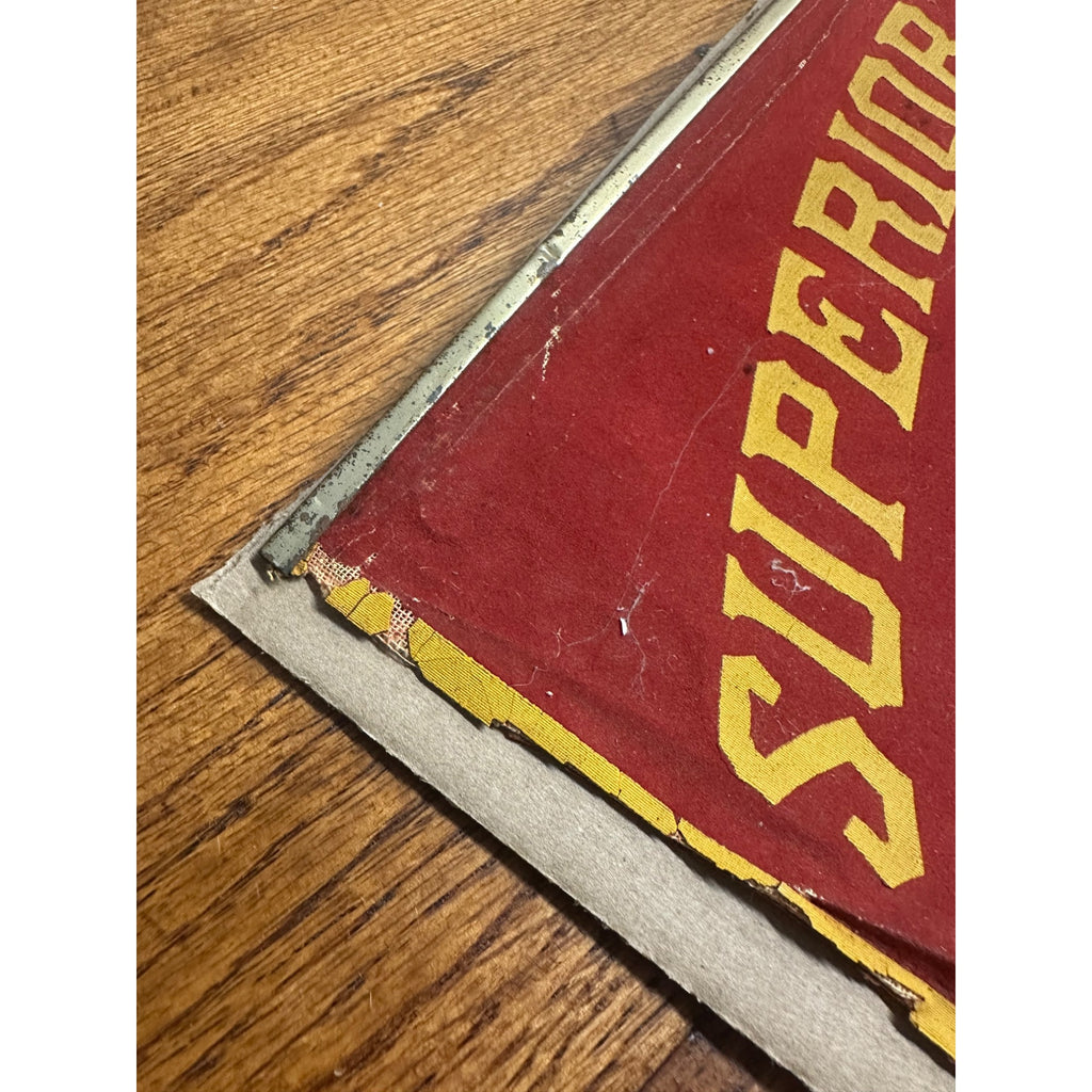 Early 1900's Holsum Bread Cloth Pennant Advertising Banner Sign Superior Baking Co.