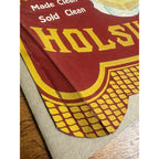 Early 1900's Holsum Bread Cloth Pennant Advertising Banner Sign Superior Baking Co.
