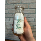 Vintage Schroeder Dairy West Bend Wis Half Pint Milk Bottle WI Wisconsin