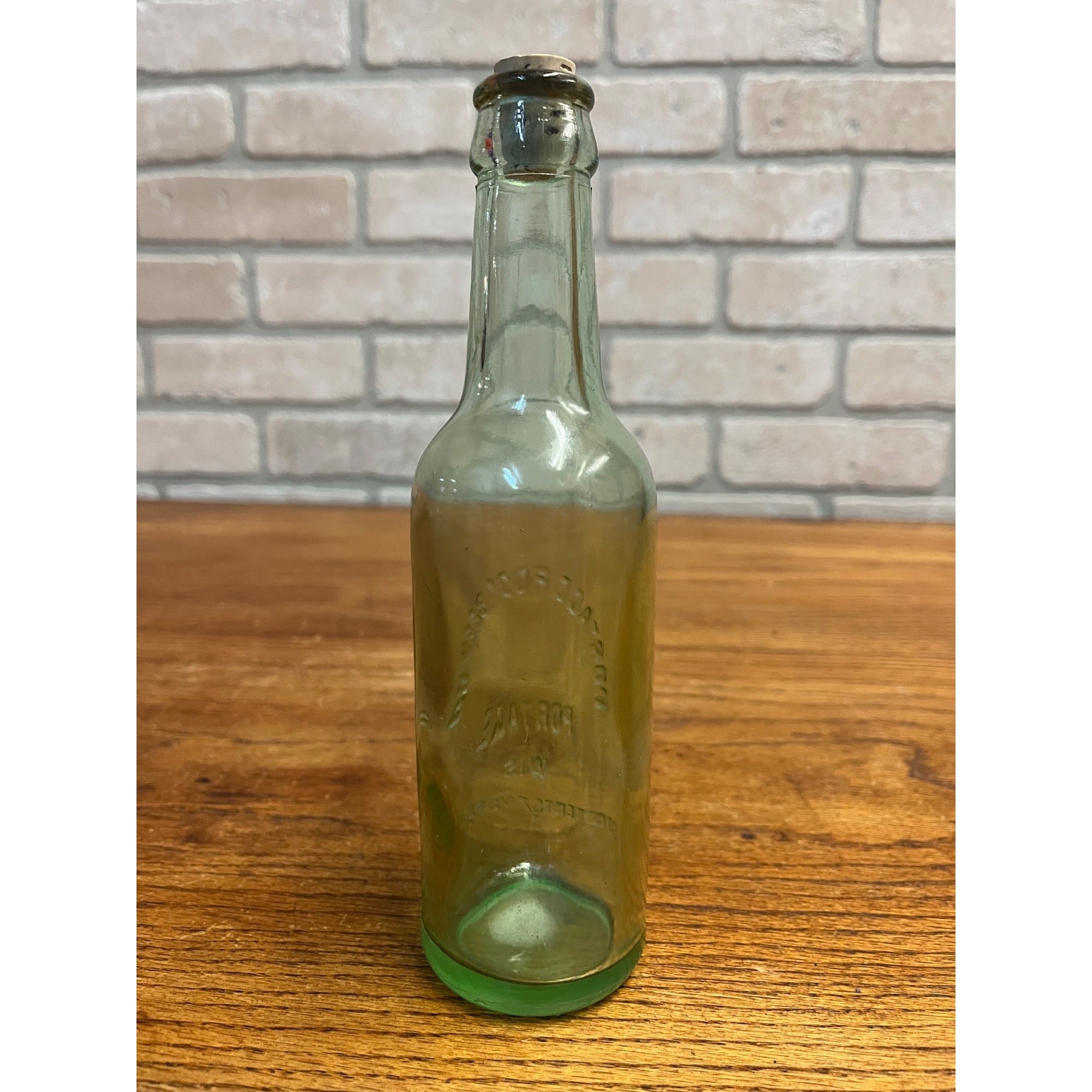 Vintage Portage Root Beer Co Wi Soda Bottle Portage Wisconsin Embossed