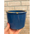 Vintage Red Wing Stoneware 2lb Blue Butter Crock Pirmitive Farmhouse
