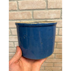 Vintage Red Wing Stoneware 2lb Blue Butter Crock Pirmitive Farmhouse
