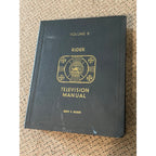 Riders Television Manual Volume 8 Guide - Vintage TVs, Schematics & Alignment