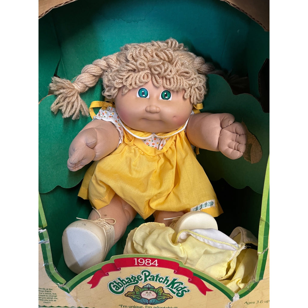 Vintage 1984 Cabbage Patch Kids Doll, In Original Box Honey Fransica