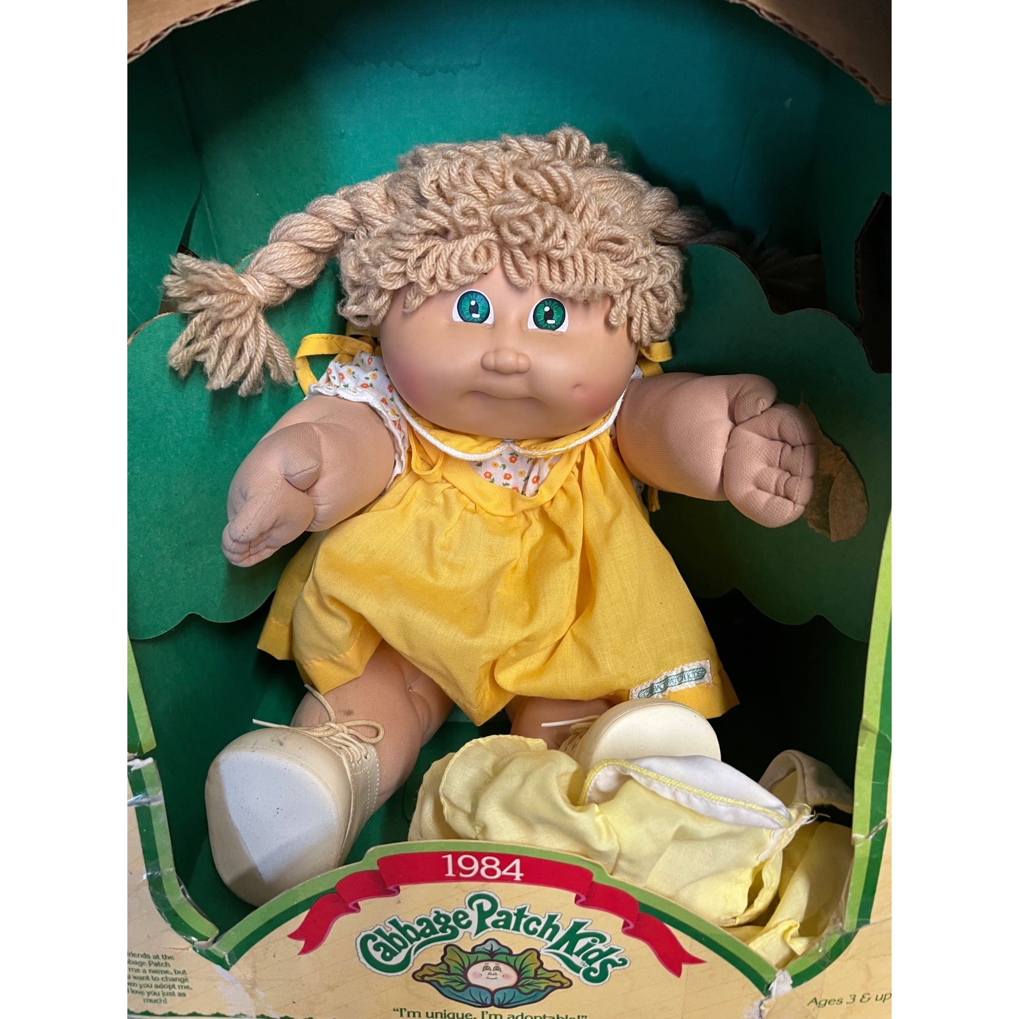Vintage 1984 Cabbage Patch Kids Doll, In Original Box Honey Fransica