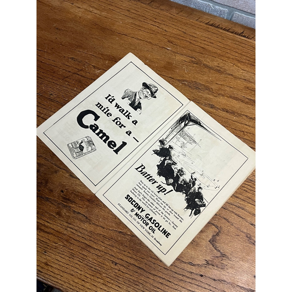 Original Baseball New York Giants Cardinals Score Card Program 1924 Polo Grounds