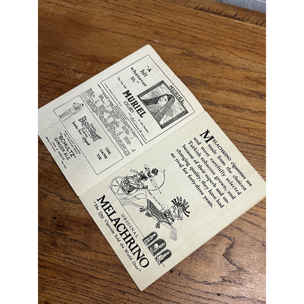 Original Baseball New York Giants Cardinals Score Card Program 1924 Polo Grounds