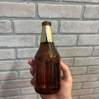 Vintage Hamm's 12oz 1970s Glass Beer Bottle Hamms Stubby