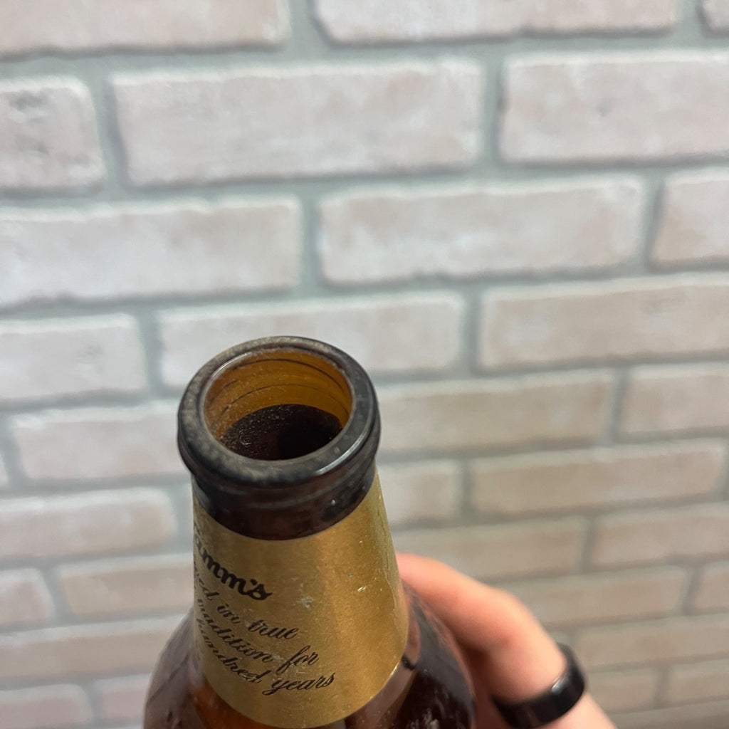 Vintage Hamm's 12oz 1970s Glass Beer Bottle Hamms Stubby