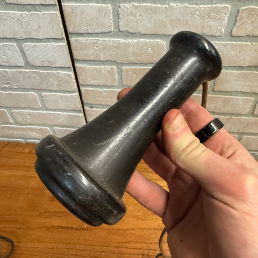 Vintage Antique Automatic Rotary Hotel Telephone Wall Black Metal Electric