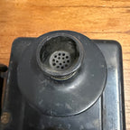 Vintage Antique Automatic Rotary Hotel Telephone Wall Black Metal Electric