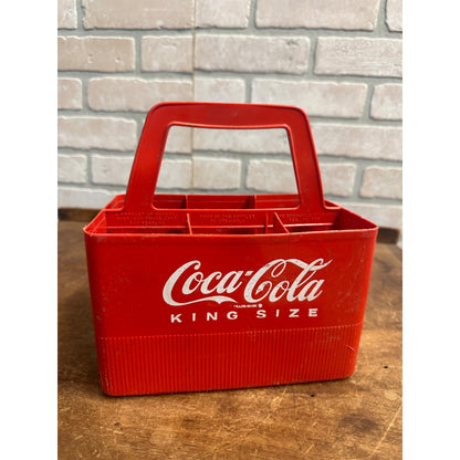 Vintage Coca Cola King Size Plastic 6 Pack Bottle Carrier