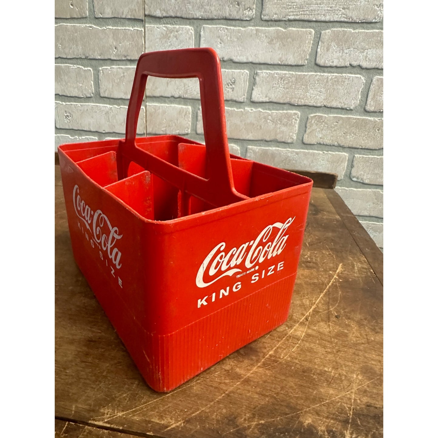 Vintage Coca Cola King Size Plastic 6 Pack Bottle Carrier