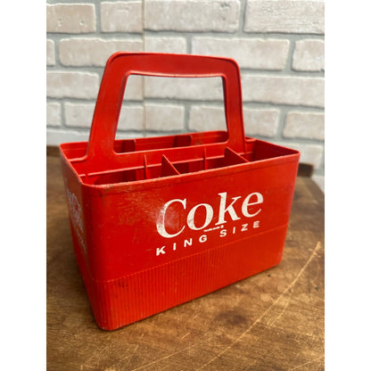 Vintage Coca Cola King Size Plastic 6 Pack Bottle Carrier