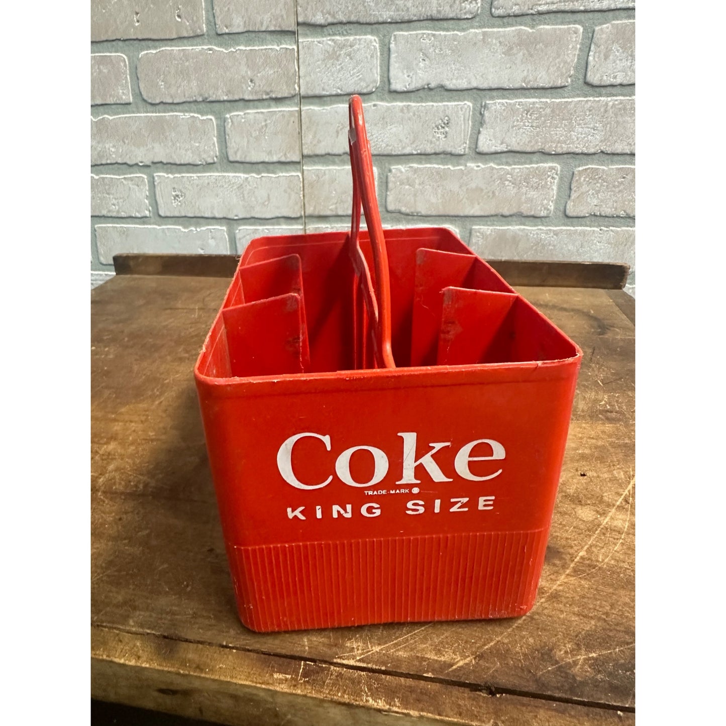 Vintage Coca Cola King Size Plastic 6 Pack Bottle Carrier