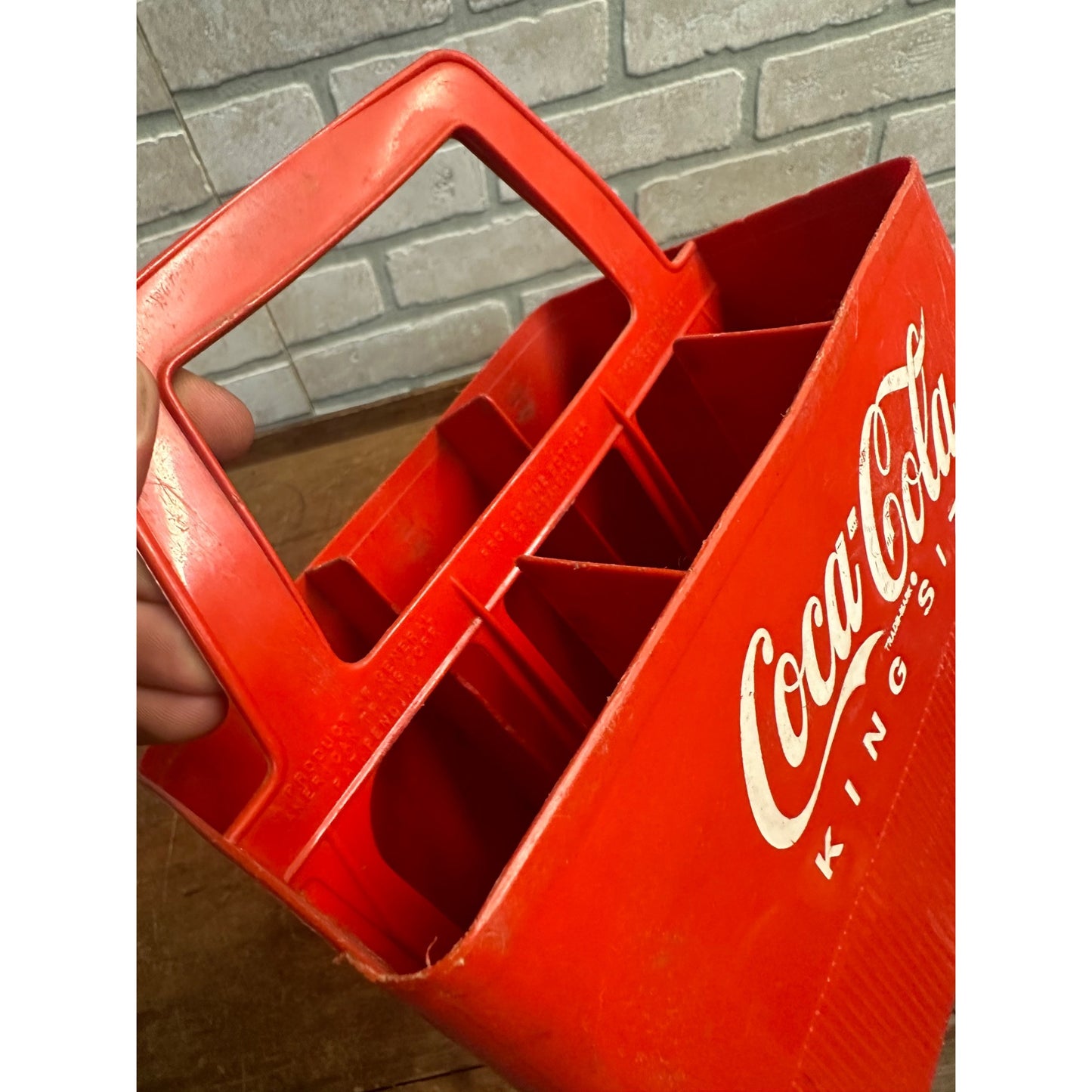 Vintage Coca Cola King Size Plastic 6 Pack Bottle Carrier