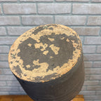 1900s French Three-Handle Glazed Stoneware Earthenware Dipped Crock