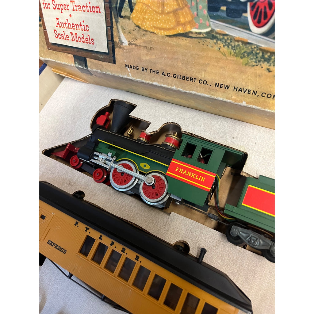 Vintage American Flyer Frontiersman Electric Train Set 20550 NEAR MINT Franklin 4834 Tender 88