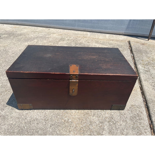 Antique Roycroft Mission Arts & Crafts “Goodie” Box Chest Trunk Original 1910s